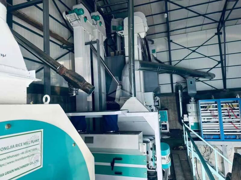 80t_complete_rice_mill_machine_in_Uzbekistan 8